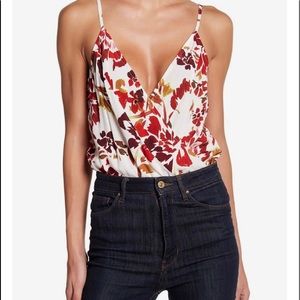 Lovers + Friends Flower Blossom Bodysuit NWT